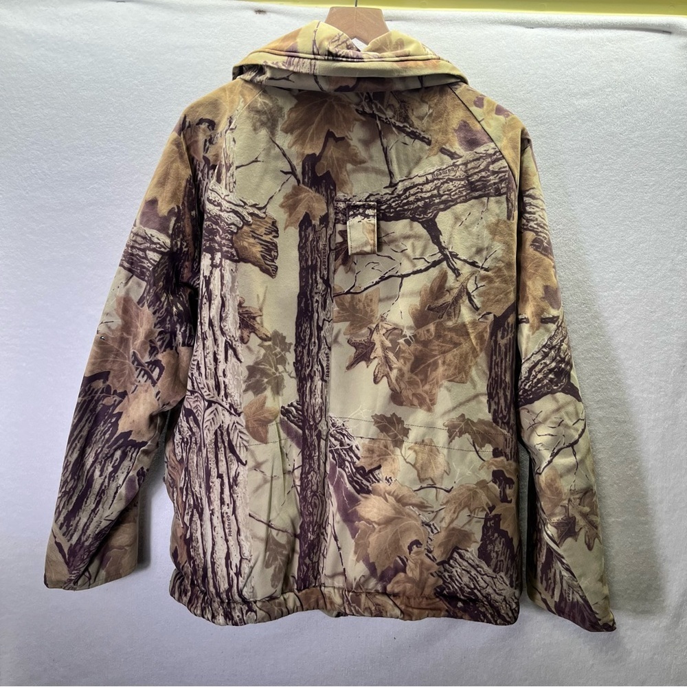 Sportchief‎ Aquatex RealTree Camo Vintage 80s Hunting Coat Mens L heavy Warm - Picture 10 of 10